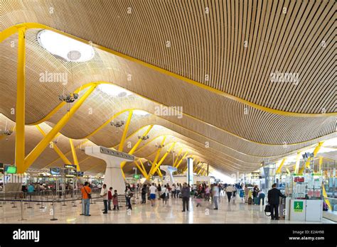 Madrid Barajas Airport Richard Rogers High Resolution Stock Photography