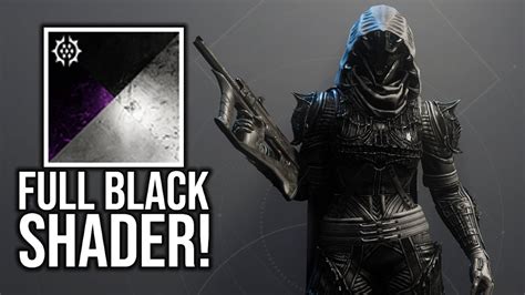 new full black shader do not miss this destiny 2 lightfall youtube