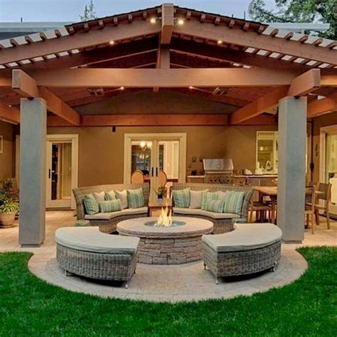 55 Awesome Backyard Fire Pit Ideas For Comfortable Relax 12