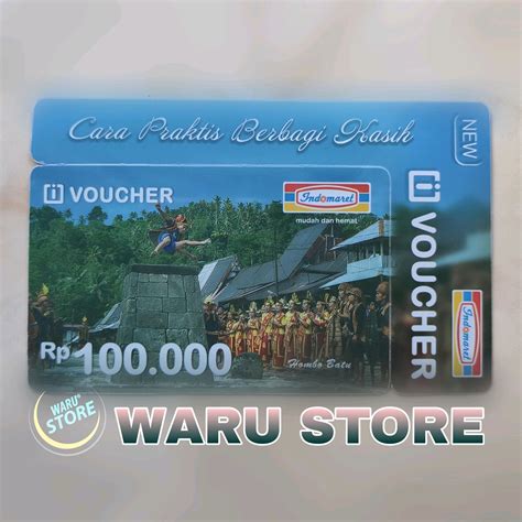 Jual Indomaret Paket Belanja Indomaret Physic Voucher Rp100000 Di