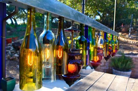Wine Bottle Outdoor Lighting Home Decorating Trends Homedit