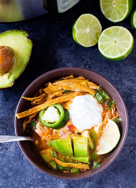Go for expedited ease with the help of the instant pot. This Instant Pot Tortilla Soup is THE BEST and can be made ...