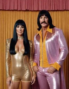 Sonny And Cher Costume Fancy Dress Face Swap Insert Your Face ID 855353