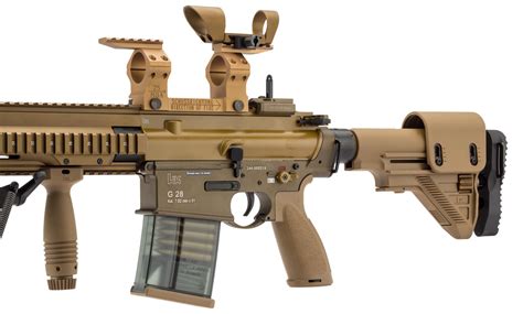 Les répliques d'airsoft sont différenciées grâce à leurs formes : Replica HK-G28 Full Metal Bronzed AEG