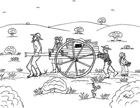 With a great pioneer scene, it's perfect for children, youth, and activities. Robin's Great Coloring Pages: Pioneers