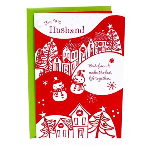 Hallmark Christmas Card For Husband Best Friend