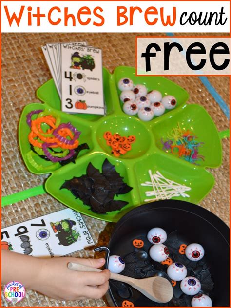 Halloween Activities And Centers For Preschool Pre K And Kindergarten Pocket Of Preschool