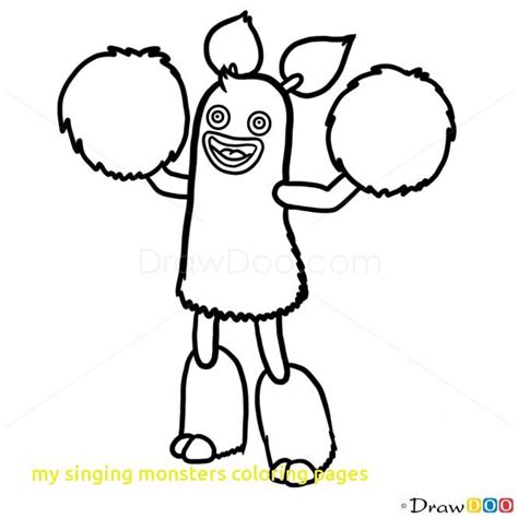 Top 10 monster coloring pages for preschoolers: My Singing Monsters Coloring Pages My Singing Monsters ...