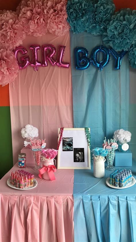 Gender Reveal Party Games Gender Reveal Themes Gender Party Gender Reveal Party Decorations
