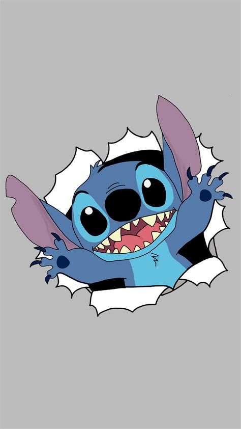 3840x2160px 4k Free Download Stitch Angry Disney Gray Iphone