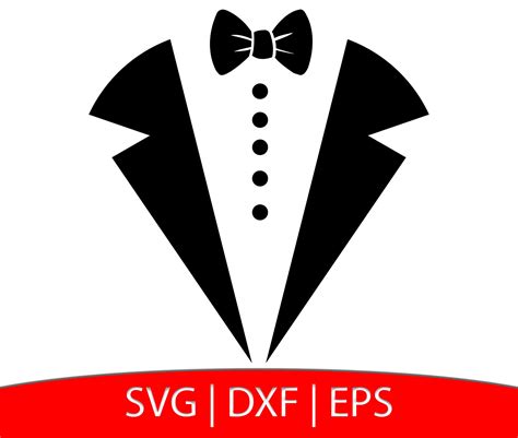 Tuxedo Outline Svg Tuxedo Svg Suit Svg Tuxedo Cut Files Etsy Images