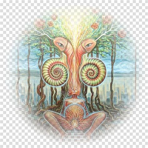 Psychedelic Art Tree Of Life Visionary Art Stairway To Heaven