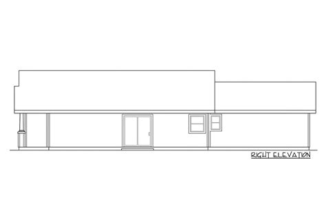 Slender Single Story Bungalow 72371da Architectural Designs House