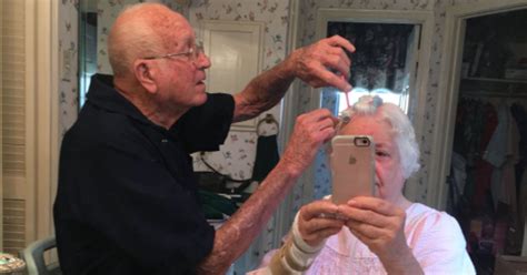 Viral Grandpa Styling Grandma Hair