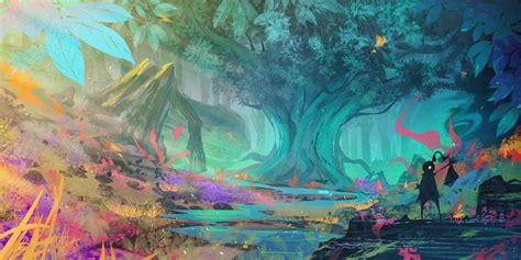 Magical Forest Wallpaperhd Artist Wallpapers4k Wallpapersimages