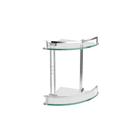 Simply browse an extensive selection of the best bathroom glass shelf and filter by best match or price to find one that suits you! Mondella Chrome Cadenza Double Glass Corner Shelf ...