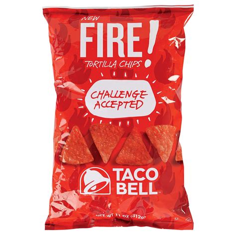 Taco bell fish and chips. Taco Bell Fire Tortilla Chips - Shop Chips at H-E-B