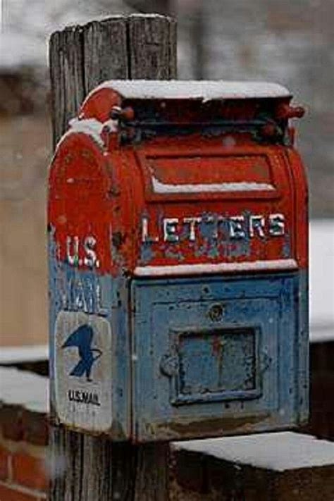 Pin By Aunt Pitty Pat On Vintage Love Vintage Mailbox Old Mailbox