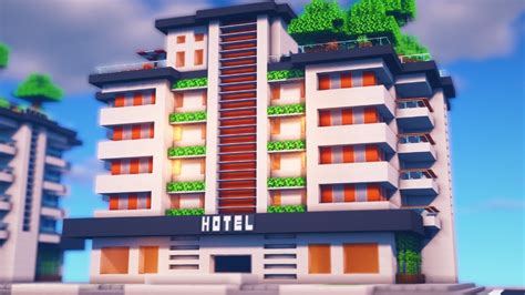 Minecraft Tutorial Membuat Hotel Mewah Youtube