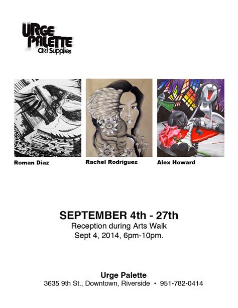September Art Show Urge Palette