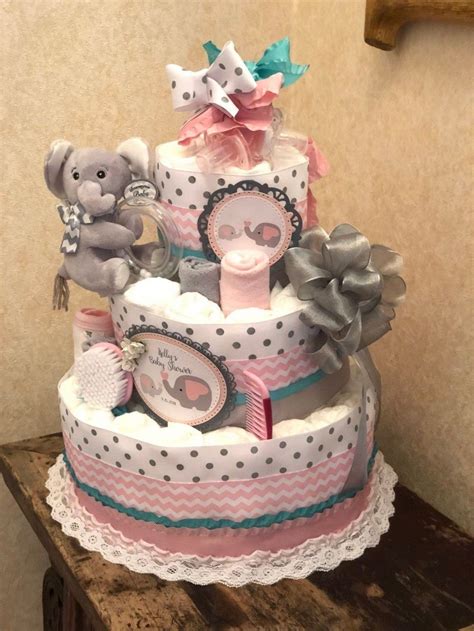 Schau dir unsere auswahl an rosa kuchen an, um die tollsten einzigartigen oder spezialgefertigten, handgemachten stücke aus unseren shops zu finden. Rosa Elefant-Windel-Kuchen für Baby, Windel-Kuchen ...