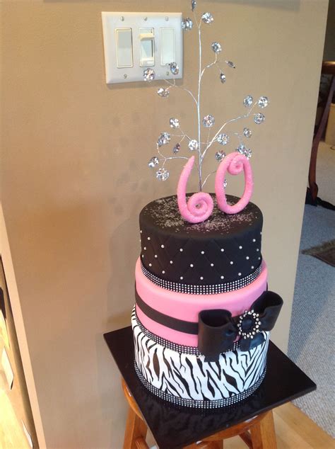 Send 60th birthday cakes online to your uncle and make him feel cheerful. 60th birthday bling cake | Cake decorating, Cake factory ...