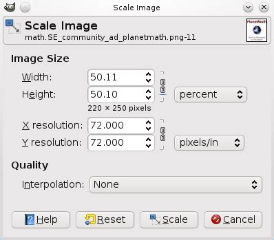 Image files come in all sizes. How to resize an image made up of 2x2 pixel blocks down to ...