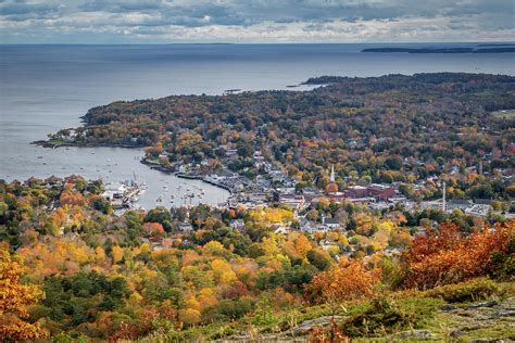 Camden Maine From Mount Battie Photograph By Jeff Folger Fine Art America