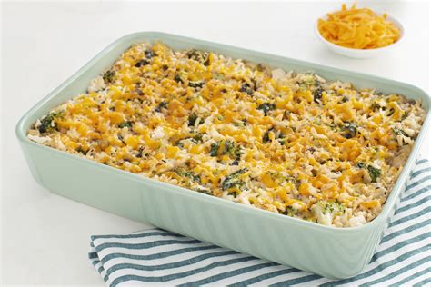 Cheesy Broccoli And Rice Casserole With White Rice Minute® Rice