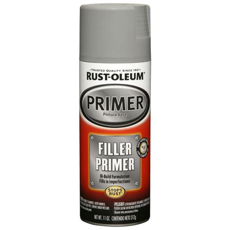 Rust Oleum Automotive 11 Oz Gray Filler Primer Spray 249279 The Home