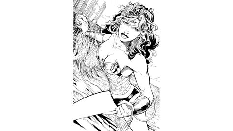 Dibujo Para Colorear De Wonder Woman