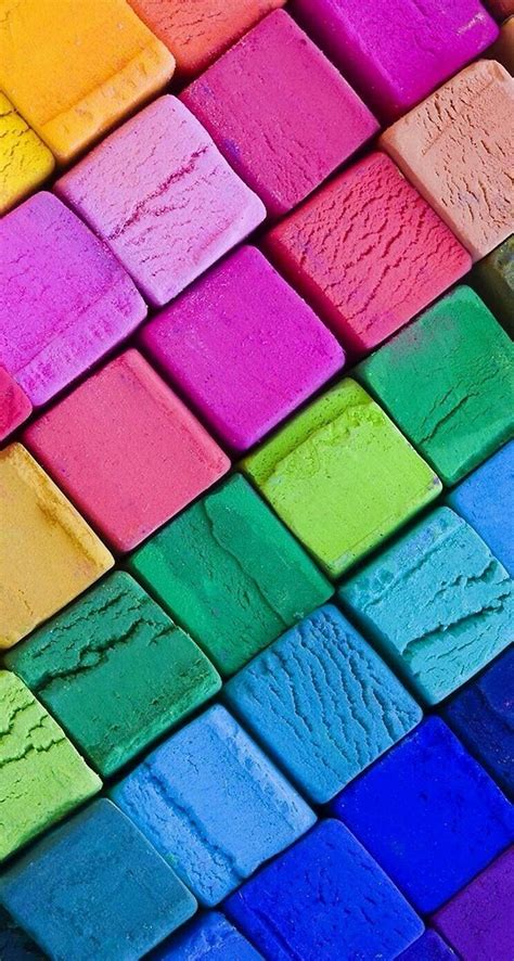 Color Blocks Wallpaper Rainbow Colors Happy Colors Colours