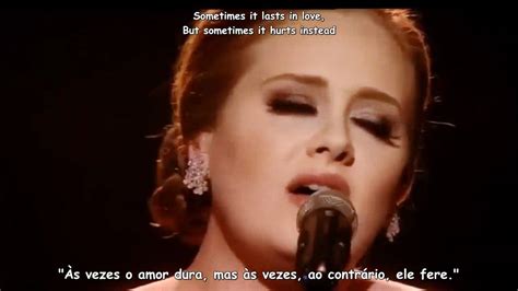 Adele Someone Like You Tradução Ptbr Youtube