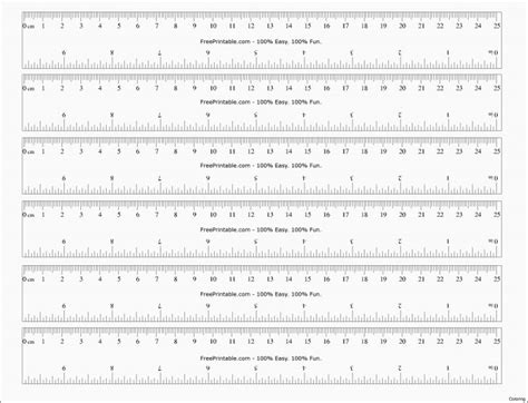Ruler Millimeters Printable Customize And Print