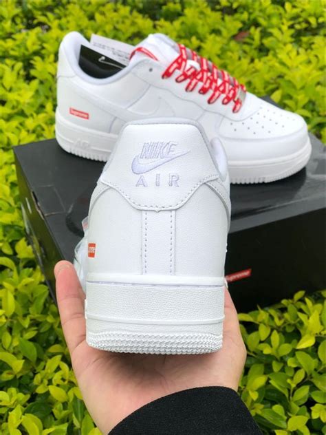 Supreme X Nike Air Force 1 Low White For Sale Cu9225 100