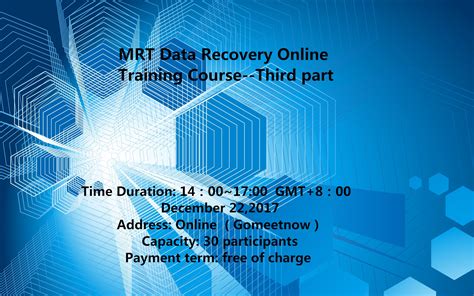 Things to pay attention for data recovery with online tool MRT Lab | MRT Data Recovery Online Training Course -Third Part