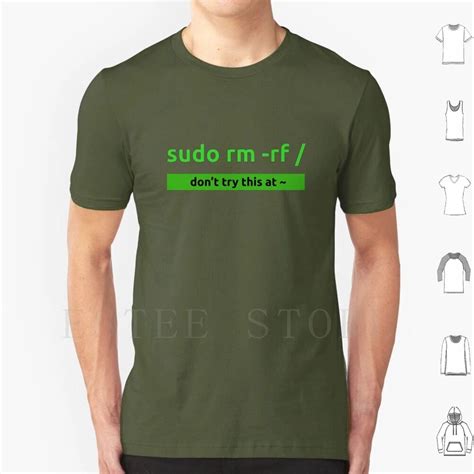 Sudo Linux Programming Command T Shirt Diy Big Size 100 Cotton Init