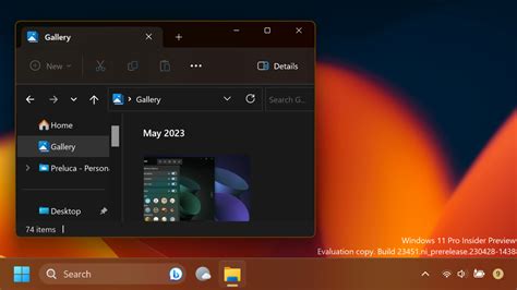 New Windows 11 Build 23451 New Details Pane Is Official New Start