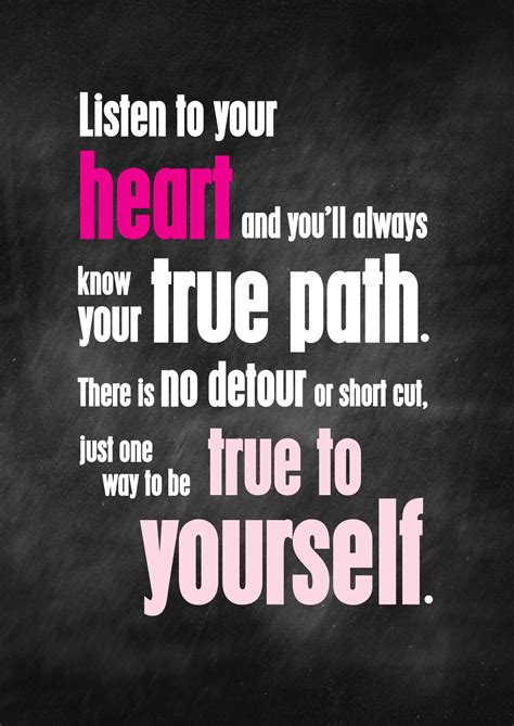 Listen To Your Heart Quotes Shortquotescc