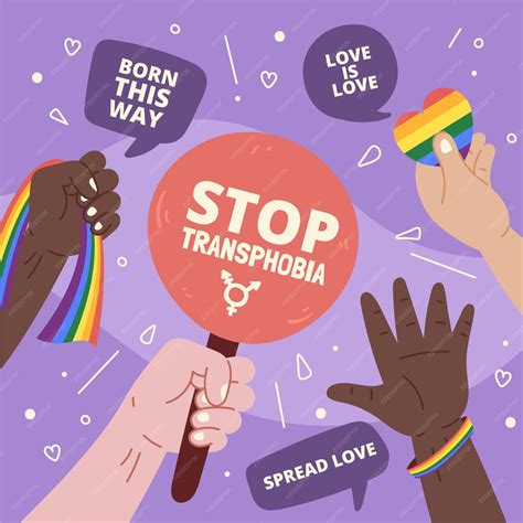 free vector hand drawn stop homophobia concept illustrated