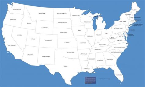 Editable Us Map For Powerpoint New York Map Poster