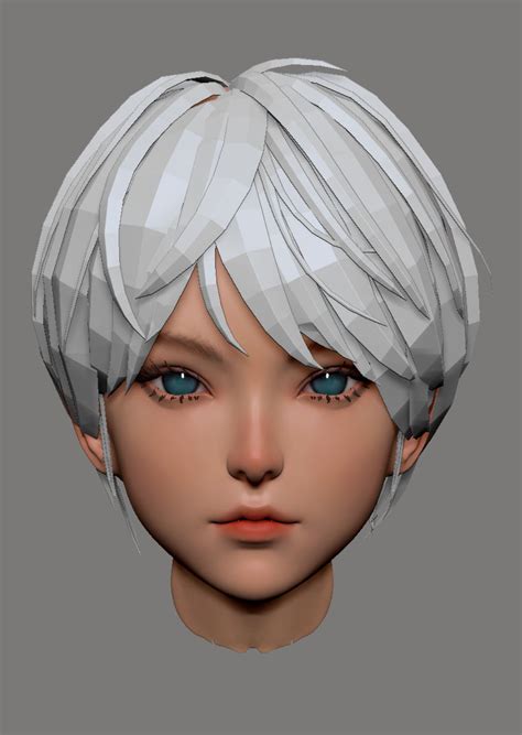 Artstation Face01 Soojin Hwang Concept Art Characters 3d Model