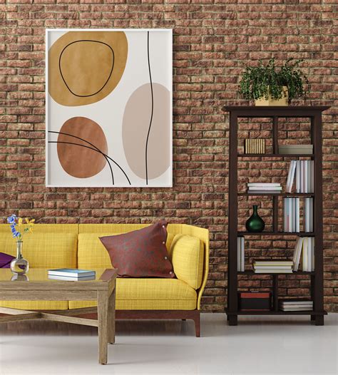 Mid Century Modern Printable Wall Art Abstract Neutral Colors Art