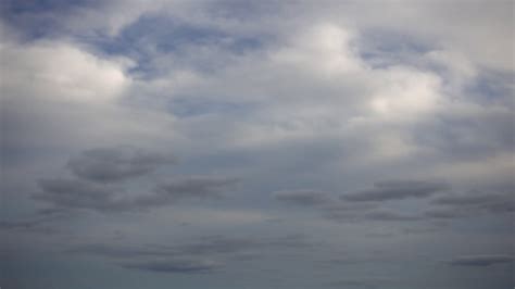 Captured In Timelapse Silvery White Clouds Stock Footage Sbv
