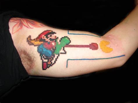Pixel Art Tattoos 31 Pics