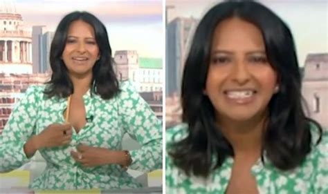 Ranvir Singh Apologises As She Suffers Wardrobe Malfunction On GMB TV