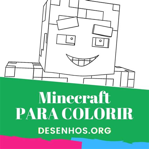 Minecraft Para Colorir E Imprimir