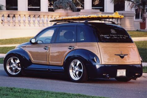 2001 Chrysler Pt Cruiser Custom Woody Beach Cruiser Barrett Jackson