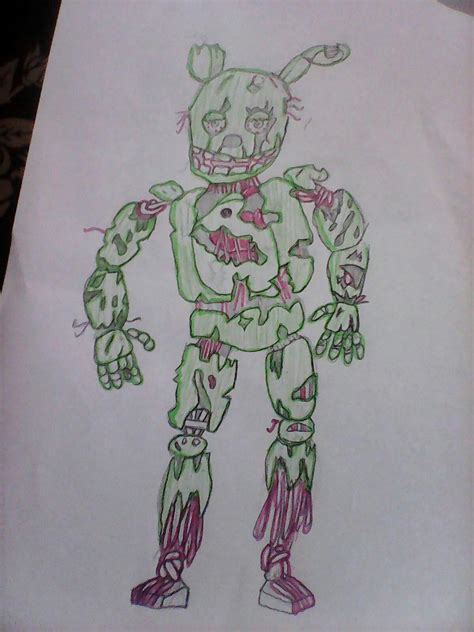 Dibujo De Springtrap Fnaf Amino Español Amino