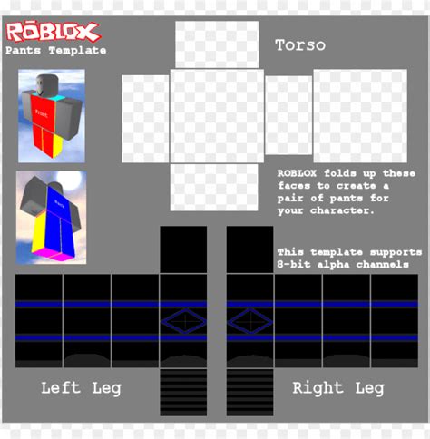 Roblox Blue Jeans Template